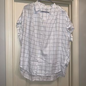 Madewell White Linen Button Down